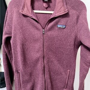 Patagonia Maroon Full-Zip Jacket